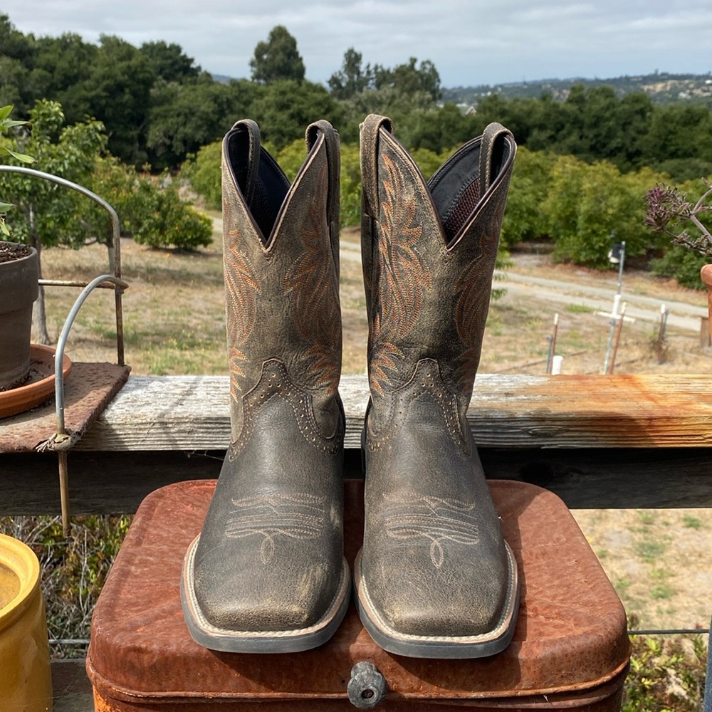 Men's Brown Western Cowboy Boots - Classic Ranch Style